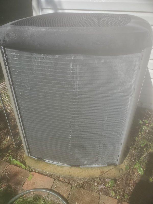 Completed annual preventive maintenance on residential air conditioning system under Worry Free Service Agreement. Performed comprehensive cooling season inspection including condenser unit evaluation, filter replacement (FRN), and system operational verification. All components found operating within normal parameters with no deficiencies noted at time of service.