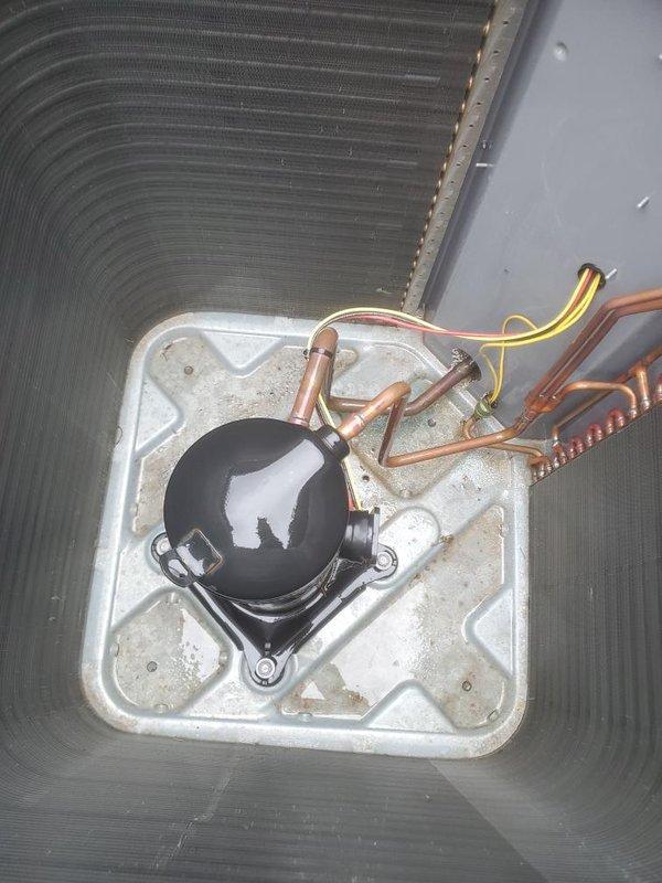 Completed routine cooling maintenance on two residential outdoor condenser units as part of Worry Free Service Agreement. Inspected compressor assembly, refrigerant lines, condenser coils, and electrical connections; cleaned debris from finned coil surfaces and surrounding area to ensure optimal airflow and system efficiency.