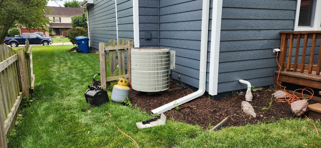 Trane ac service installed new Trane high efficient ac