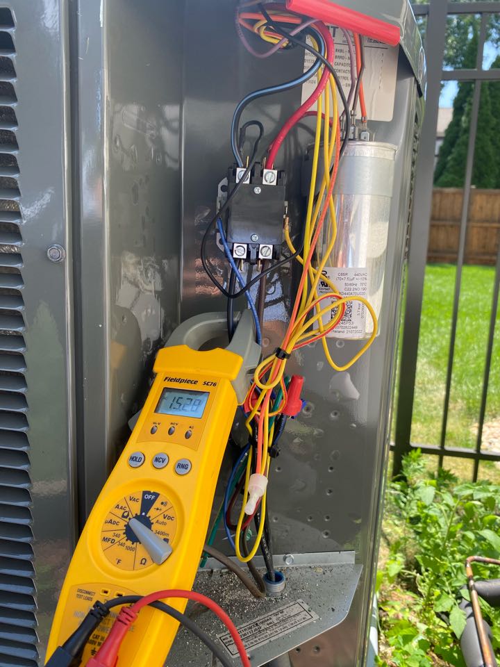 AC cooling call. Performed repair on Trane system.