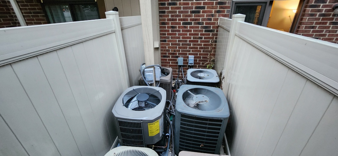 service installed new Trane ac and repaired duct work.