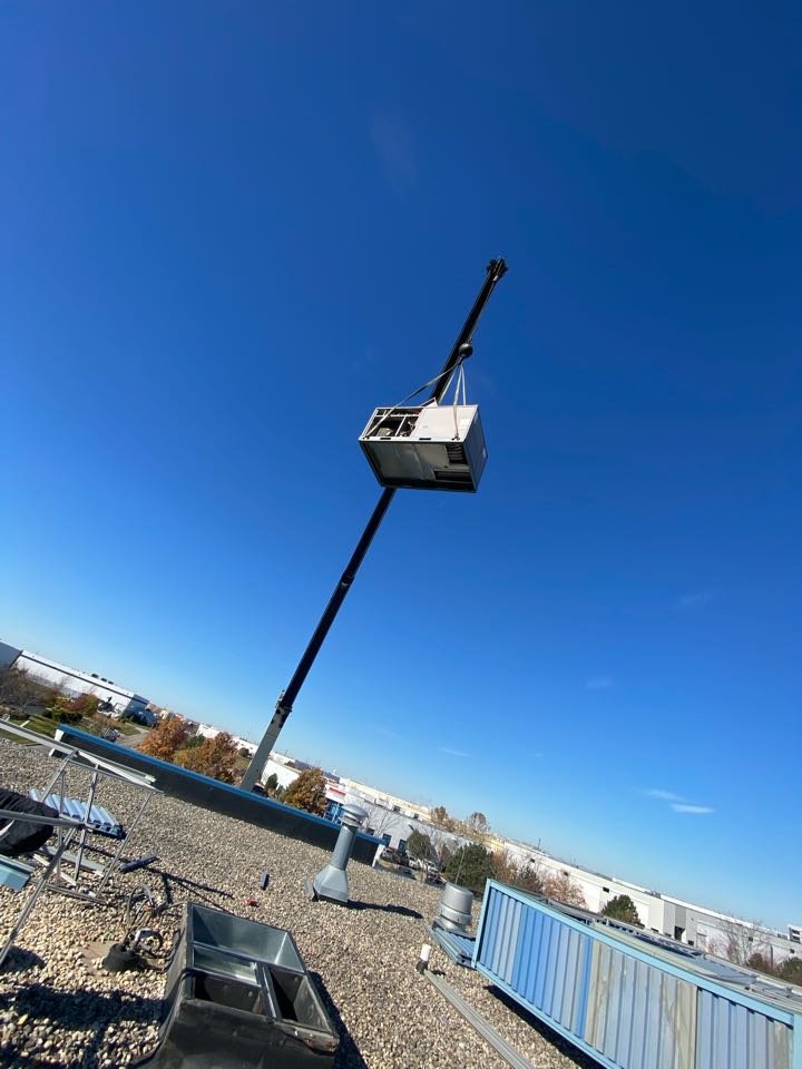 Performed new install on carrier rooftop system.