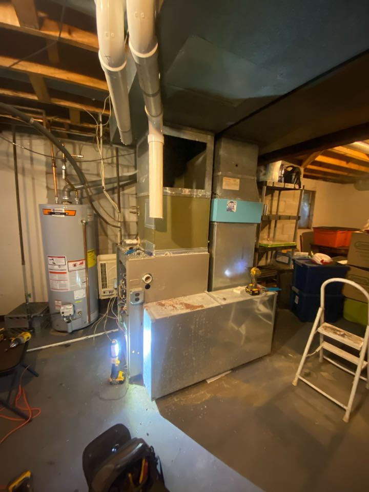 Heating call. Few Trane furnace install, New April aire humidifier install.