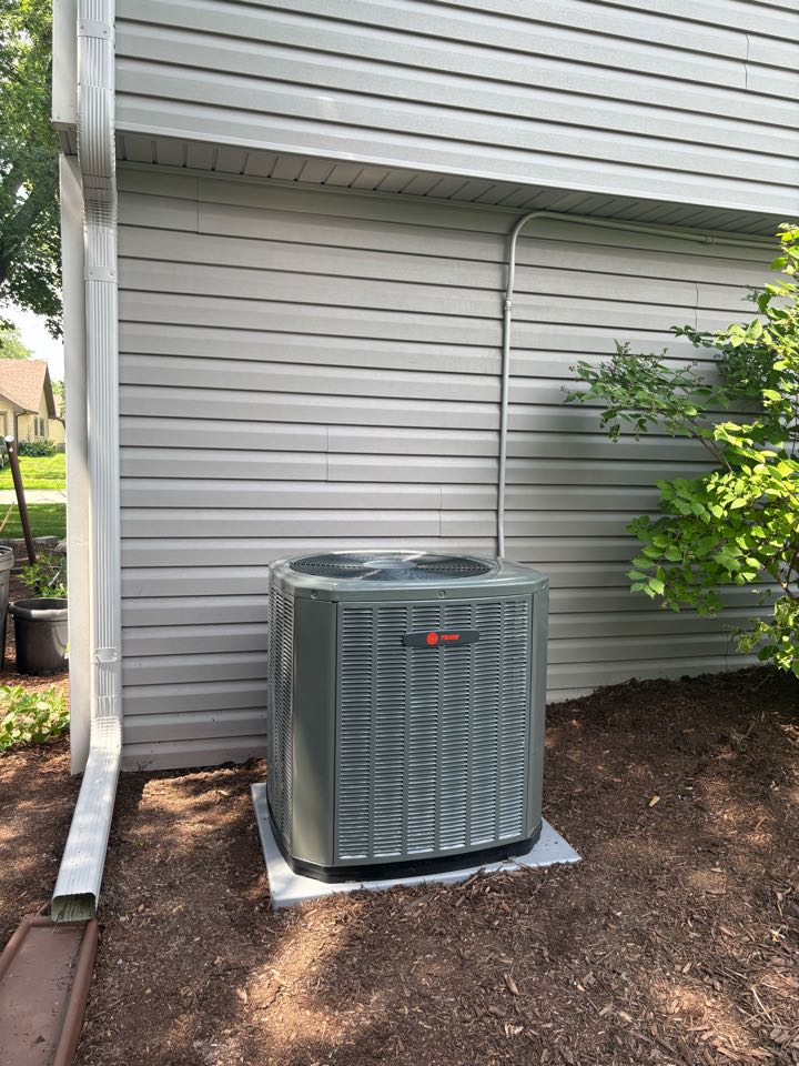 Ac install.performed New 3 Ton 14 seer Trane AC install.