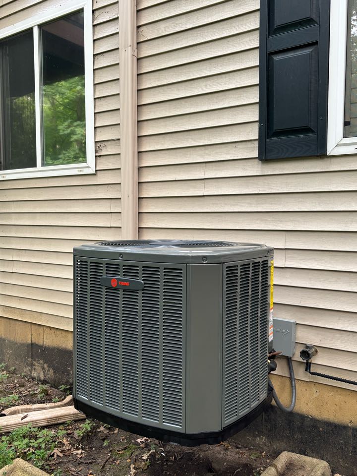 Ac install. Performed New Trane 13 seer 3 ton AC and evaporator coil install.