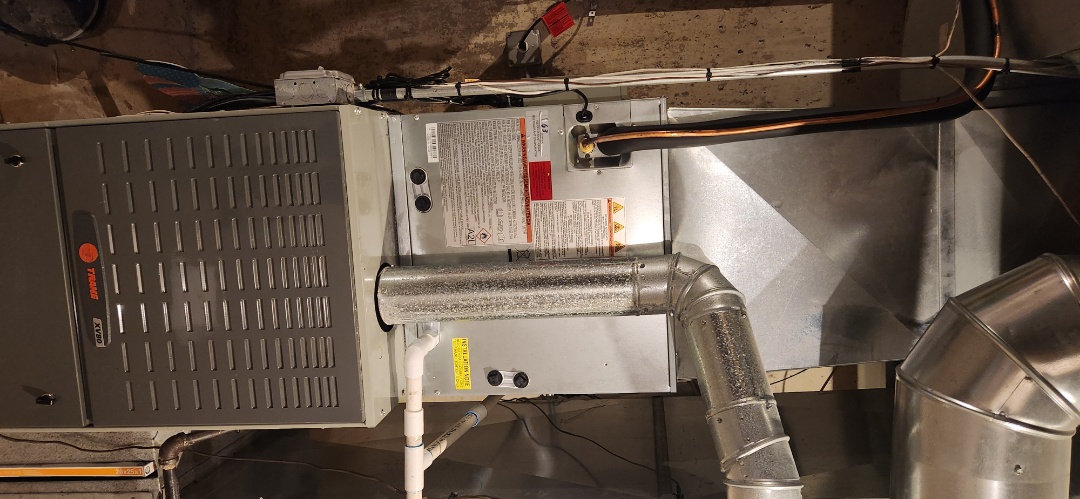 Air Conditioning service. installed a new Trane XR13 13 SEER a/c and nee cased evaporative coil.