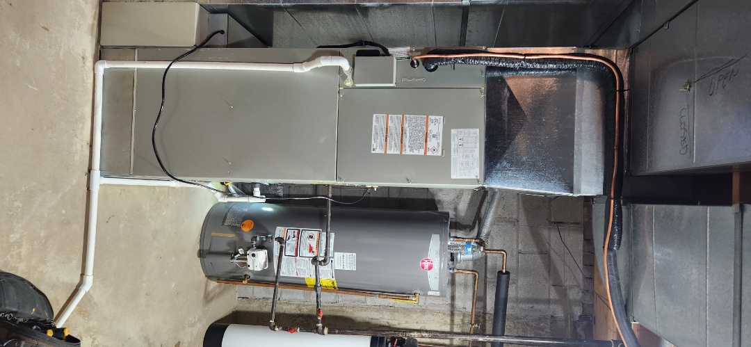 ac and heat service. Installed new Trane 96% efficient furnace and 4 ton Trane 13 SEER ac unit 