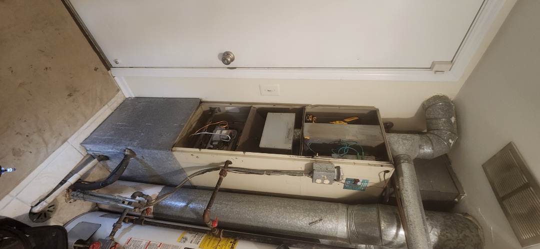 heating service, installed ne2 Trane S8X2 80% furnace and new Trane ac unit 