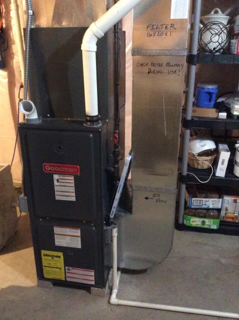 FURNACE IS OLD AND NEEDS LOTS OF REPAIRS, SO THEY WILL BE GETTING NEW INSTALL 