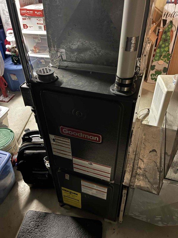 Performed scheduled bi-annual maintenance on Goodman gas furnace. Conducted comprehensive inspection of internal components, including testing with diagnostic probe. System functioning properly with no issues identified; service completed per Family Rewards program requirements.