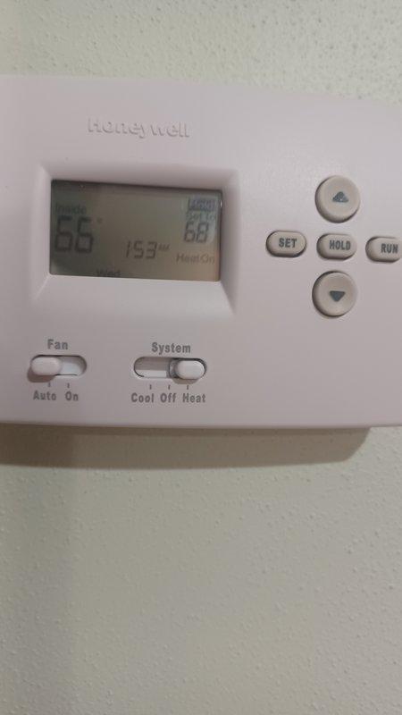 Responded to service call for furnace with constant fan operation and illuminated green and red indicator lights. Diagnostic inspection revealed failed heat exchanger as root cause of heating system failure. Recommended complete equipment replacement due to safety concerns and non-repairable condition of existing unit.