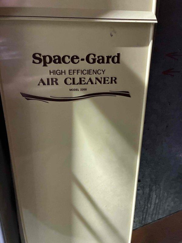 Performed routine tune-up maintenance on HVAC system including inspection and testing of the Space-Gard Model 2200 high efficiency air cleaner to ensure optimal functionality. Conducted electrical diagnostics using Fieldpiece SC680 clamp meter, verifying system amperage draw at 2.68 amps, which falls within manufacturer specifications for normal operation.