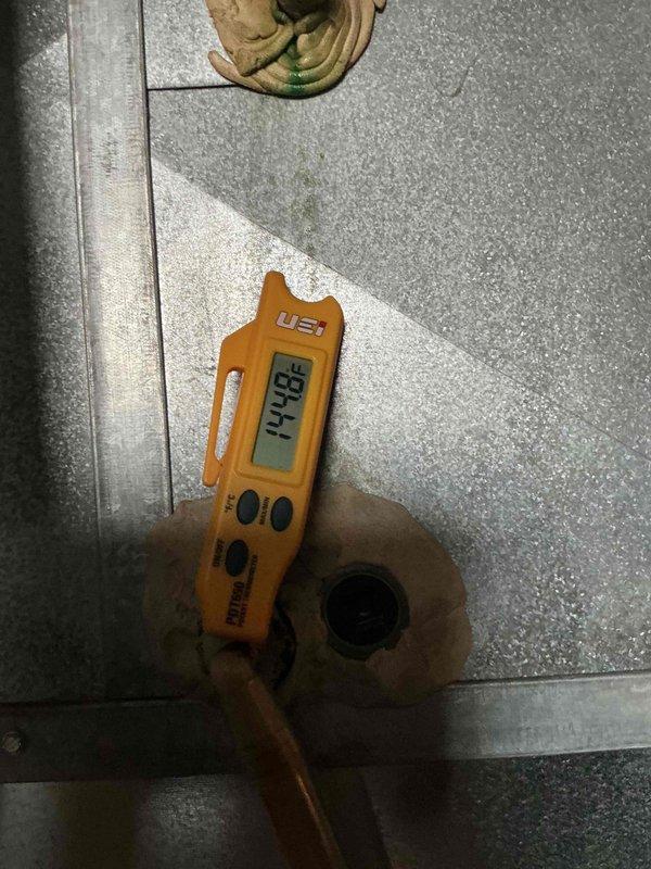 Performed seasonal tune-up on customer's Lennox furnace, which included inspection of all system components and verification of proper venting. Diagnostic testing with UEi meter confirmed system pressure at 144.6, indicating normal operation parameters. All systems functioning within manufacturer specifications with no issues identified.