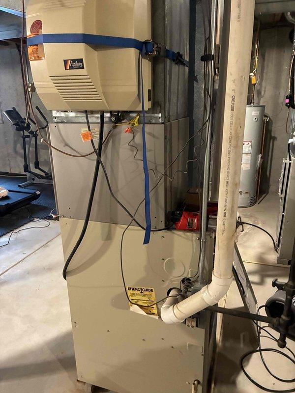 Responded to customer's no-heat complaint on aging furnace system. Upon inspection, found failed igniter preventing proper combustion. Removed access panels, tested electrical components, and replaced faulty ignition assembly with compatible OEM part. System was restored to proper operation with successful ignition and normal heating cycle confirmed during post-repair testing.