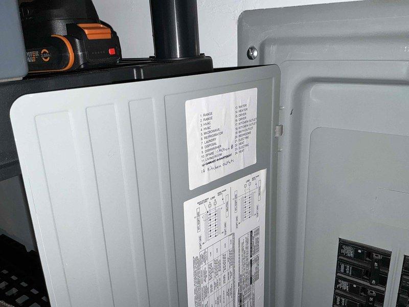 Conducted evaluation of electrical infrastructure to prepare for HVAC system replacement. Inspected existing electrical panel for compatibility and proper circuit configurations. Documented current equipment specifications from manufacturer labels to determine appropriate replacement unit parameters. Verified electrical capacity requirements for new installation will be met by existing panel.