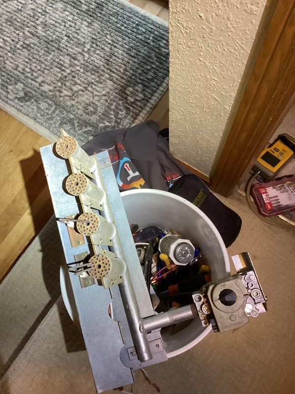 Performed routine seasonal tune-up on HVAC system. Inspected copper heating coil for integrity, confirming proper condition despite some aging. Disassembled light blue panel with heating elements for cleaning and testing with diagnostic equipment, and reassembled all components to ensure optimal system operation.