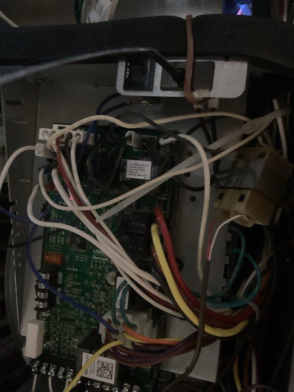 Performed standard tune-up service on HVAC system. Inspected ductwork and ventilation components for proper installation and airflow. Examined electrical connections at circuit board, checking all wiring terminals for secure connections and signs of wear. System restored to optimal operating condition.