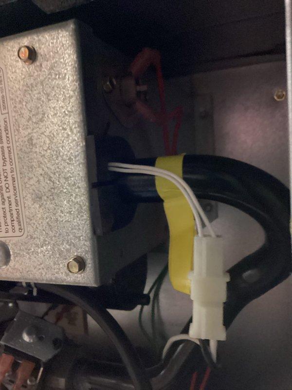 Performed diagnostic inspection of furnace electrical system, identifying loose wiring connections at the control board. Reconnected and secured all wiring harnesses, with particular attention to the main power and thermostat connections. System tested after repair and confirmed proper operation with all safety circuits functioning correctly.