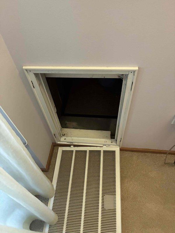 Performed comprehensive tune-up service on residential HVAC system. Inspected electrical components and connections, examining control modules and wiring harnesses for proper function. Accessed and inspected air return ducts, noting moderate dust accumulation on ventilation grilles requiring cleaning.