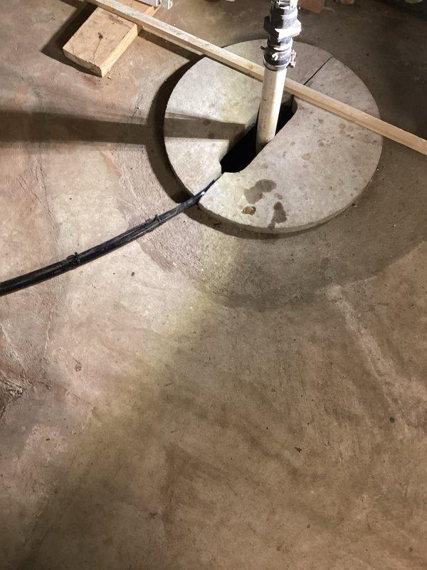 Completed installation of a new furnace unit in the utility area. Connected unit to existing ductwork and gas line, ensuring proper valve connections and secure mounting. Installed concrete floor cap around utility pipe for improved sealing and safety.