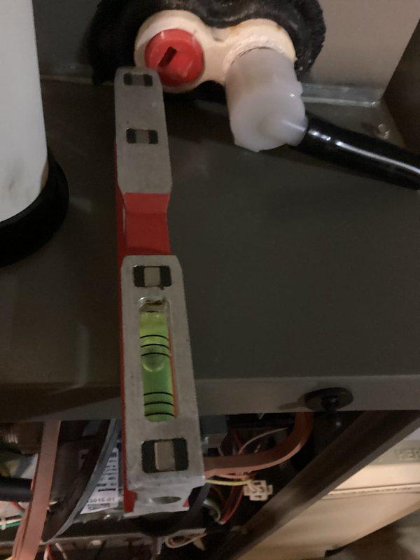 Performed comprehensive HVAC tune-up service, verifying proper gas line leveling and pressure using calibrated spirit level tool. Inspected furnace interior components including gas valve assembly, copper tubing connections, and electrical wiring, ensuring all connections were secure and functioning within manufacturer specifications.