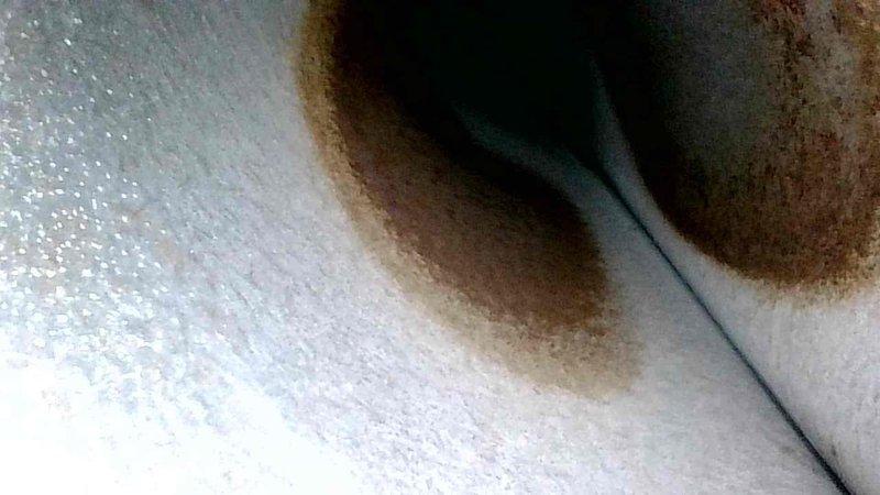 Performed comprehensive system tune-up, identifying concerning water damage on ceiling near unit. Diagnostic testing revealed elevated supply temperature of 104.2°F. Cleaned affected area, inspected ductwork for potential leaks, and adjusted system parameters to optimize performance and prevent future condensation issues.