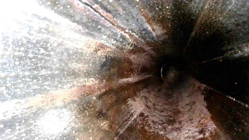 Completed routine HVAC tune-up service with inspection of ductwork. Identified significant rust and particulate buildup in ventilation system. Recommended duct cleaning service to address corrosion issues and improve airflow efficiency.