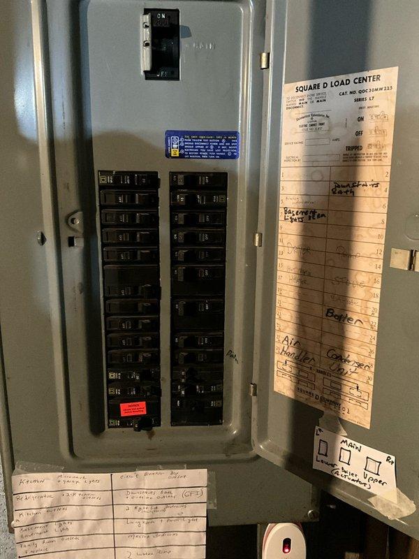 Performed site assessment for mini split installation, including evaluation of electrical panel capacity and interior space planning. Documented existing Square D Load Center with photos to determine available circuits for HVAC system. Inspected proposed indoor unit location in living area to ensure proper placement for optimal airflow and aesthetics.