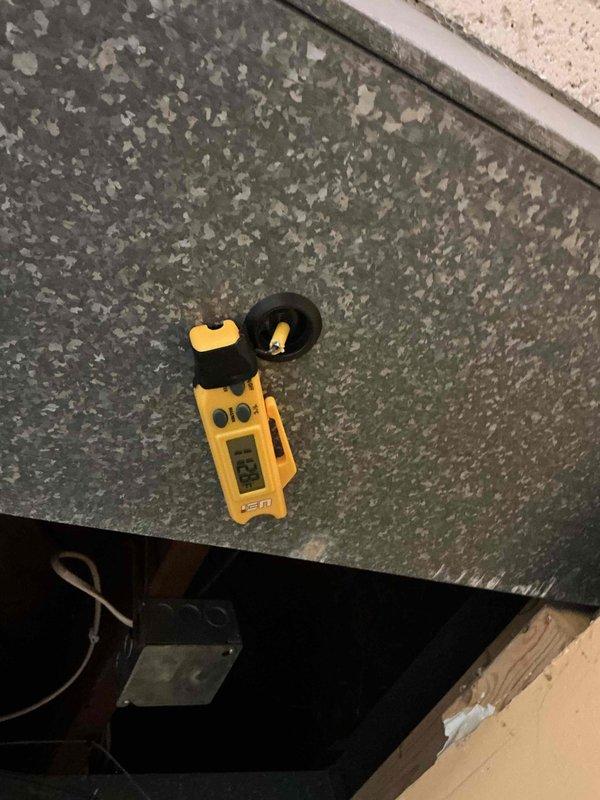 Completed routine tune-up of HVAC system, including inspection of ductwork that showed significant dust accumulation requiring cleaning. Performed diagnostic testing with digital measurement device to verify proper system operation parameters, ensuring optimal performance.