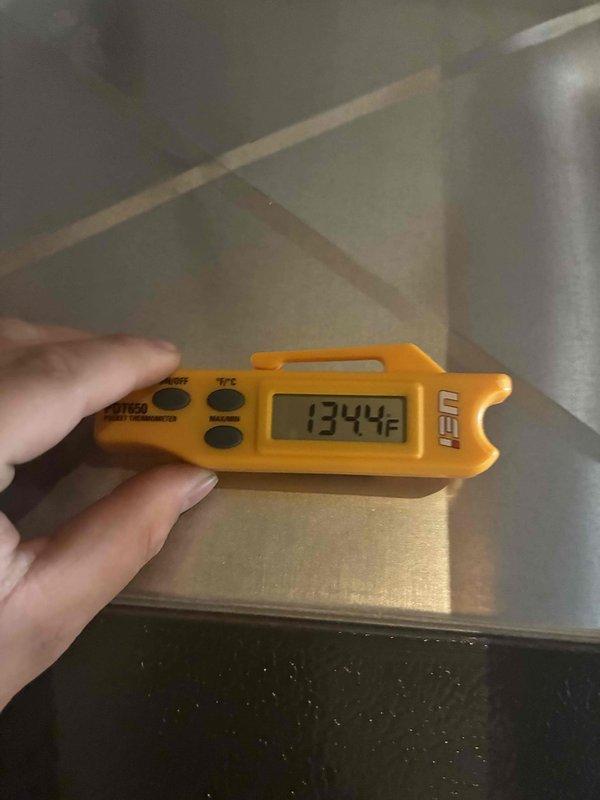 Performed comprehensive HVAC tune-up including high-temperature safety diagnostics using digital thermometer (recorded reading of 1344°F on metal components) and electrical system verification with Fieldpiece SC680 True RMS meter. All critical parameters were tested and system is operating within manufacturer specifications.