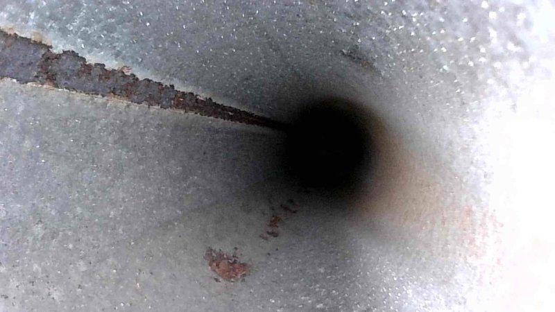 Performed annual tune-up on One Hour furnace system. Inspection revealed significant frost accumulation and corrosion on interior ductwork, plus oxidation on metal components indicating moisture issues. Cleaned affected areas, removed frost buildup, and applied rust inhibitor to corroded sections to prevent further deterioration. Recommend monitoring system for continued moisture problems and scheduling follow-up inspection in 6 months.