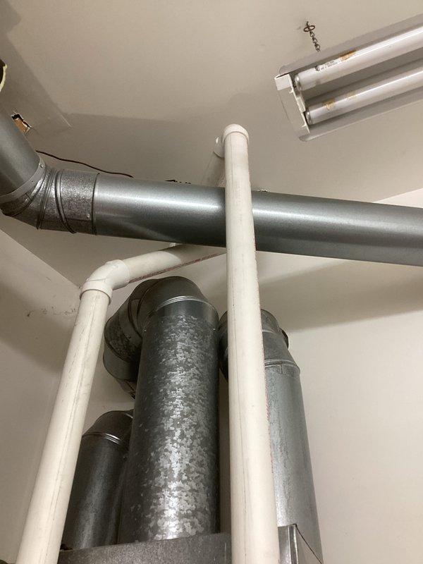 Performed routine tune-up on residential HVAC system, including inspection of furnace internal components, electrical connections, and control board functionality. Examined ceiling ductwork and ventilation system for proper installation and airflow integrity. All systems tested and verified to be operating within normal parameters with no issues identified.