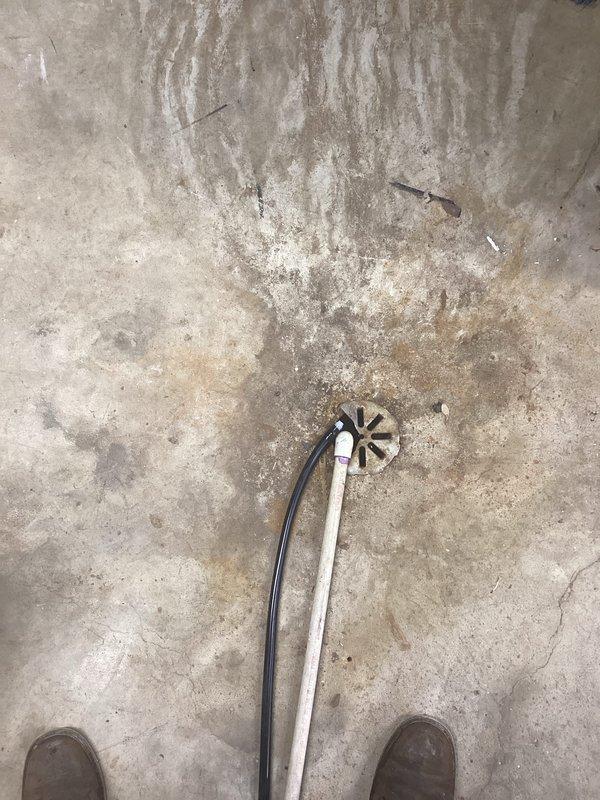 Completed installation of a complete HVAC system, including pressure and temperature testing of the system. Digital manometer readings verified optimal system performance with pressure at 8.12 inHg and ambient temperature at 61.6°F. Proper drainage was established with appropriate condensate line installation.