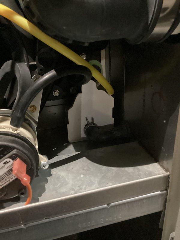 Responded to a no-heat call for an aging furnace (10+ years). Diagnostic inspection revealed flame sensing issues and worn ignition components evident in the control assembly. Replaced faulty flame sensor and cleaned ignition assembly to restore proper heat function. System now operating within normal parameters.