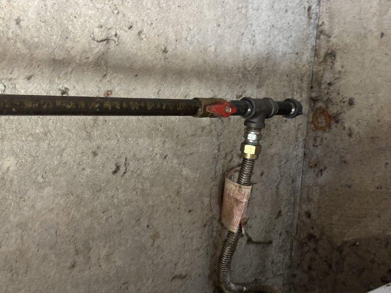 Replaced corroded copper supply lines and installed new angle stop valves at customer's fixture. Removed existing deteriorated flexible braided hoses and installed new stainless steel supply lines. Tested system for proper function and verified no leaks at all connection points.