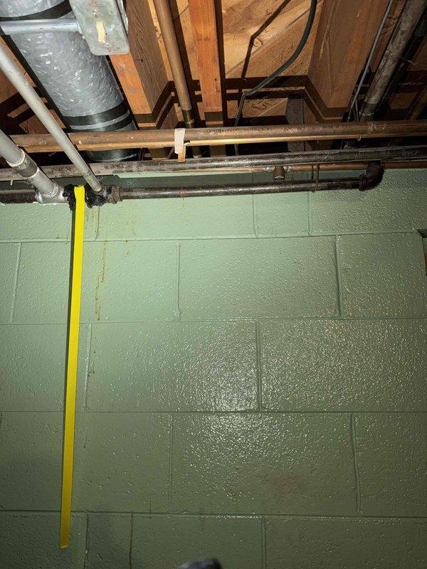 Performed gas leak detection in unfinished basement where multiple plumbing, electrical, and HVAC systems are exposed. Identified and repaired gas leak in galvanized ductwork, focusing on connection points near the ceiling joists. Applied appropriate sealing compound to compromised joints and verified system integrity with pressure testing after repair.