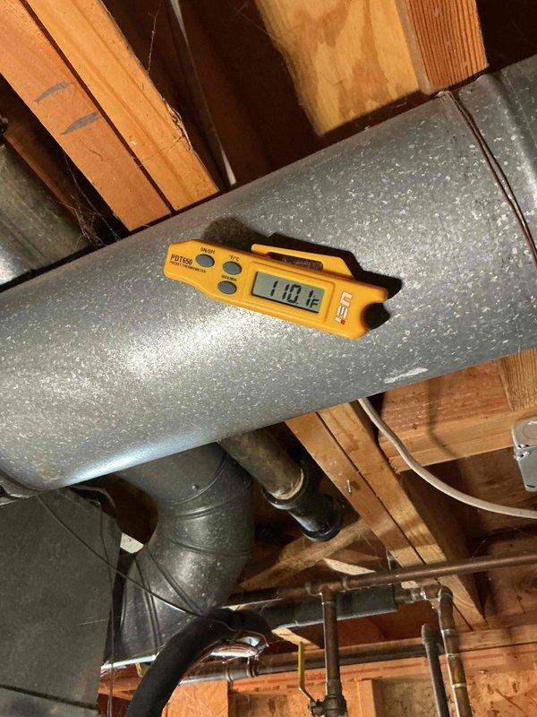 Performed annual tune-up on Lennox furnace system. Inspected unit, verified proper installation of exhaust/intake PVC venting, and checked all connection points. Temperature testing showed supply air at 118.1F, which falls within normal operating parameters. System appears to be in good working condition with no visible damage or anomalies.