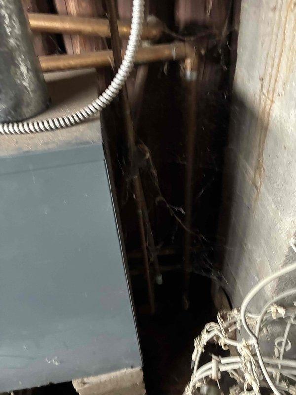 Responded to no-heat complaint on aging HVAC system (10+ years). Upon inspection, found dust buildup in utility space affecting system performance. Cleaned critical components including gas valve assembly and electrical connections, ensuring proper operation of the furnace. System now functioning correctly with normal heat output.