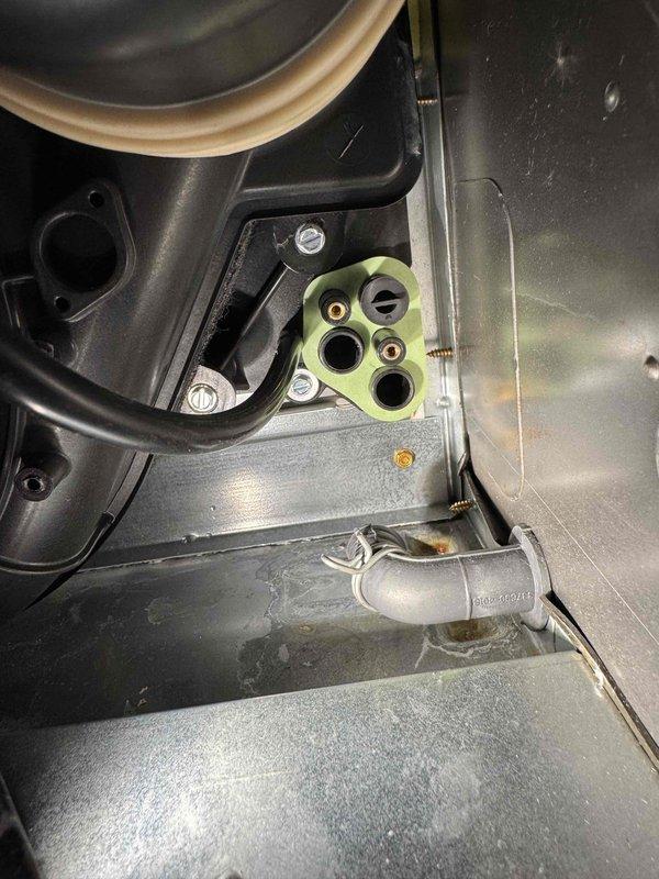 Performed routine tune-up on residential HVAC system with Aprilaire whole-house humidifier. Inspected furnace components, electrical connections, and condensate drain lines. Verified proper operation of humidifier and checked adapter plate and mounting hardware for secure installation. All components functioning normally with no issues detected.