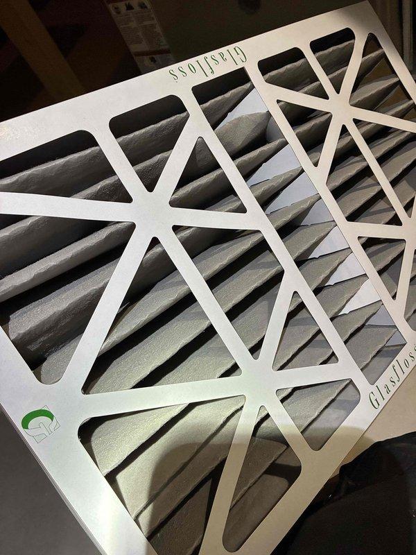Performed routine maintenance on HVAC system, replacing the air filter with a new pleated filter to ensure optimal airflow. Inspected metal ductwork connections and seams, confirming proper installation with no visible leaks or structural issues.