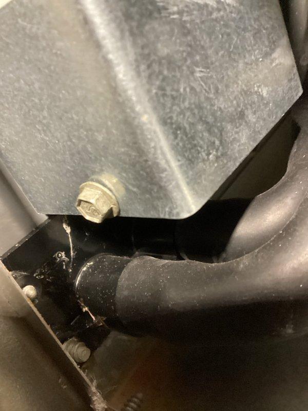 Performed routine maintenance tune-up on residential HVAC furnace system. Inspected internal components including wiring, valves, and mechanical parts with front panel removed. Checked PVC venting and connected ductwork for proper operation and airflow.