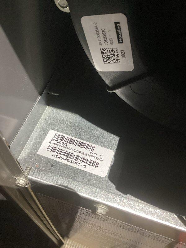 Completed routine tune-up of HVAC system, inspecting and documenting PVC condensate drainage components for proper installation and alignment. Verified equipment identification and serial numbers on system components to ensure accurate service documentation.