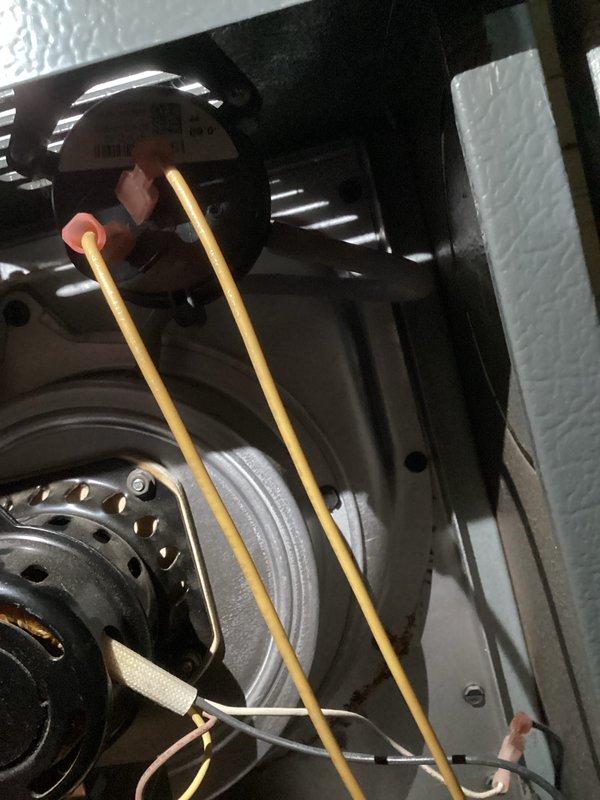 Responded to no-heat service call for aging Goodman furnace. Upon inspection, identified failed blower motor and worn wiring as root cause of heating failure. Replaced motor assembly, reconnected electrical components, and performed comprehensive system test to confirm proper operation and restore heat to residence.