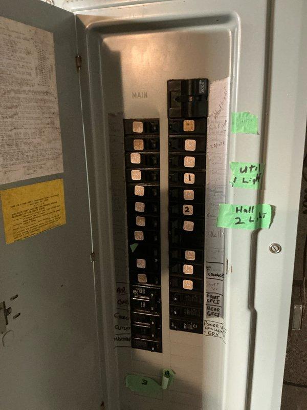 Conducted electrical panel inspection to identify appropriate circuit breakers for HVAC system replacement. Evaluated existing panel capacity and documented circuit labeling for proper connection of new equipment. Assessed service area access and workspace conditions in preparation for installation.