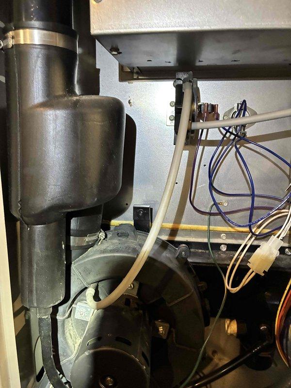 Responded to no heat complaint on Lennox furnace less than 10 years old. Inspection revealed failed inducer motor preventing proper system operation. Replaced inducer motor assembly, verified proper installation of all electrical connections, and tested system through multiple heating cycles. Unit now functioning correctly with normal flame pattern and appropriate temperature rise.