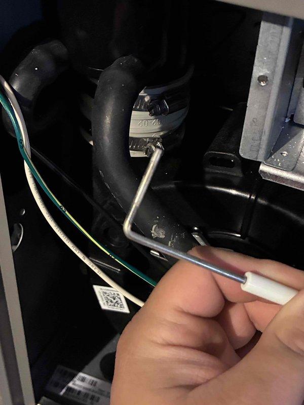 Performed routine tune-up maintenance on HVAC system. Inspected internal components, checked rubber hoses and connections for wear, and verified proper electrical connections. Used hex tool to make minor adjustments to ensure optimal system performance.