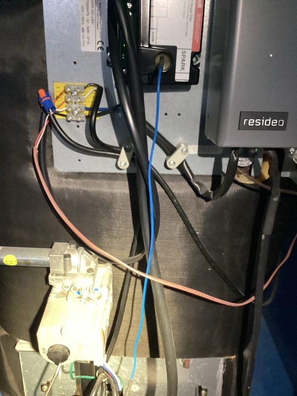 Responded to no-heat call for Resideo system less than 10 years old. Diagnosed faulty control board in the SPARK module causing intermittent ignition failure. Replaced control board, verified proper voltage at terminals, and reconnected all wiring harnesses according to manufacturer specifications. System now operating within normal parameters with successful ignition sequence and consistent heat output.