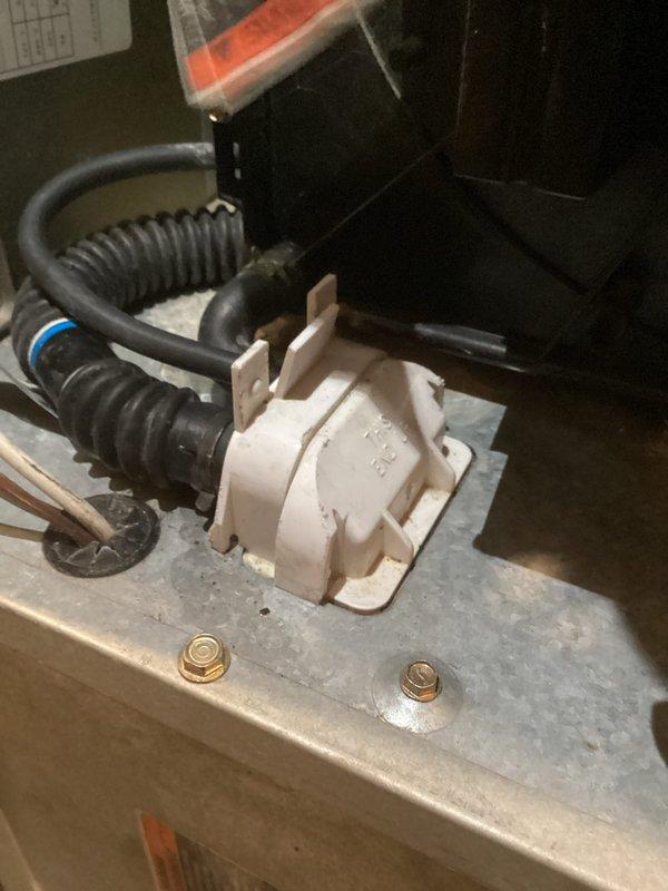 Conducted inspection of furnace system with focus on electrical connections and burner assembly. Verified proper electrical cord connections to main power outlet terminal. Confirmed normal flame pattern with consistent blue coloration across all burners, indicating complete combustion and proper gas-air mixture.