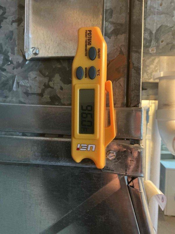 Performed comprehensive HVAC tune-up service including temperature differential testing across the system. Supply air temperature measured at 45.8°F and return air temperature recorded at 95.6°F, confirming proper cooling performance with a 49.8°F temperature differential, which is within optimal operational parameters.