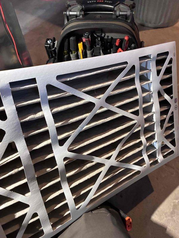 Performed scheduled maintenance service on HVAC system. Inspected electrical components and connections, verifying proper operation of control board and wiring integrity. Replaced dirty return air filter with new one to ensure optimal system performance and airflow.